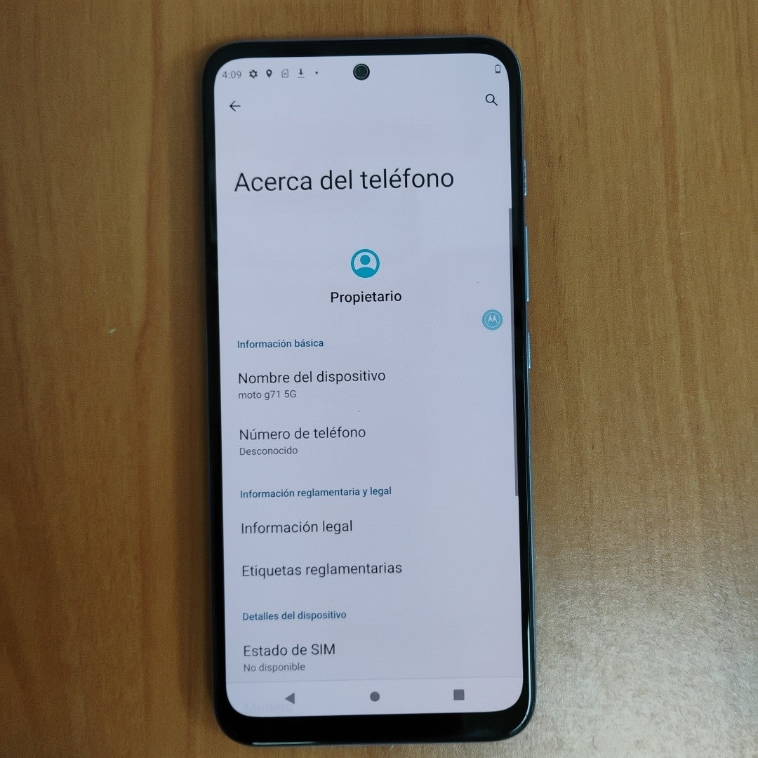 CELULAR MOTOROLA MOTO G71 5G XT2169-1 128 GB 6 GB RAM