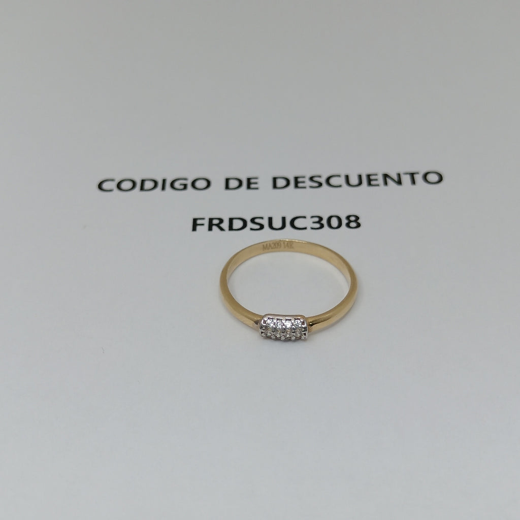 ANILLOS DAMA ORO 14K 1.5 (NUEVO)
