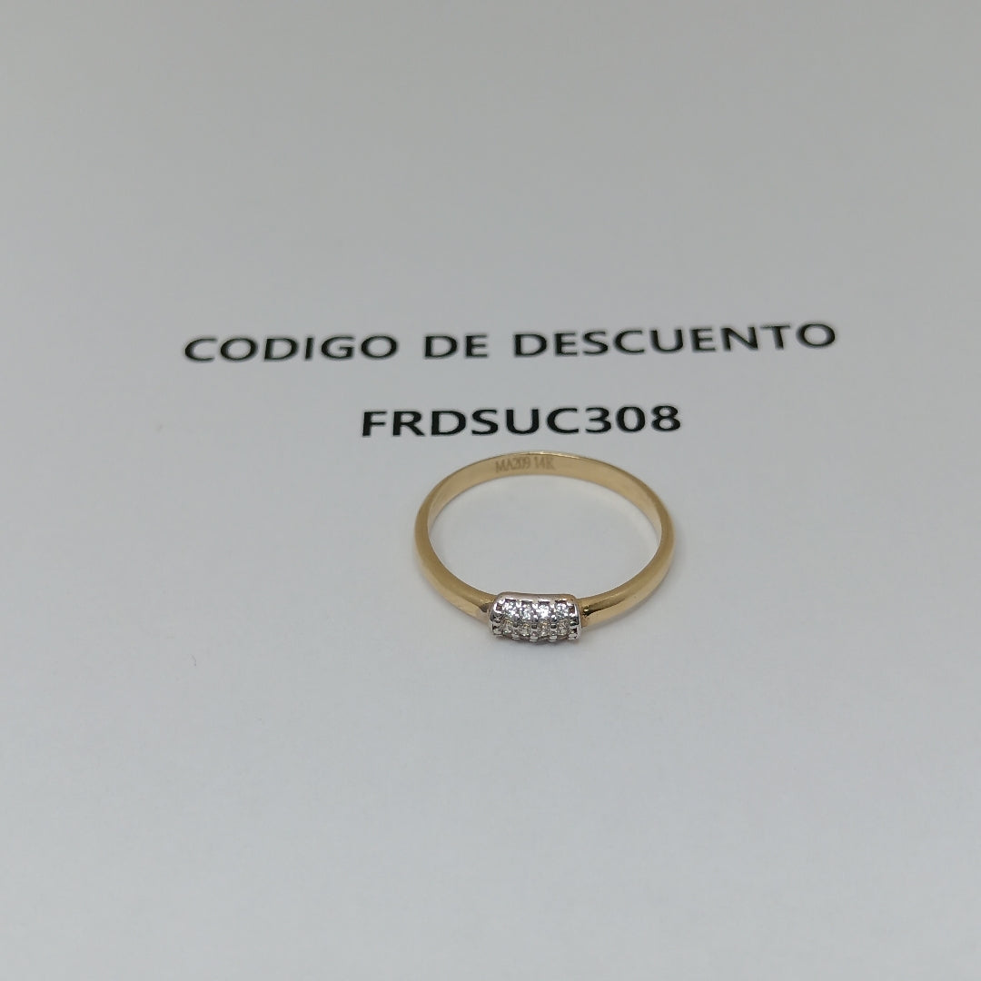 ANILLOS DAMA ORO 14K 1.5 (NUEVO)