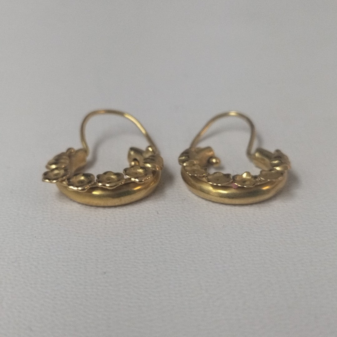 ARRACADAS PAR ORO 16K 2,00 GRMS (SEMINUEVO)