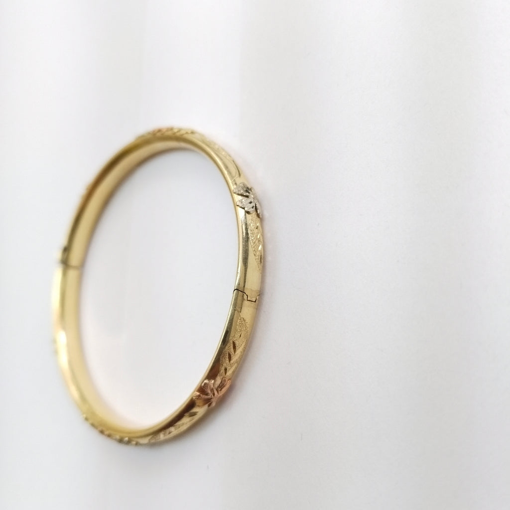PULSERA RIGIDA. ORO. 10 K 9.3 GRMS (SEMINUEVO)