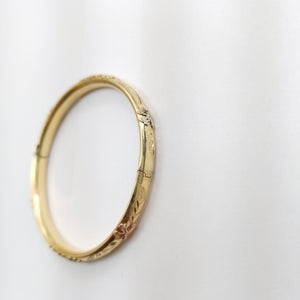 PULSERA RIGIDA. ORO. 10 K 9.3 GRMS (SEMINUEVO)