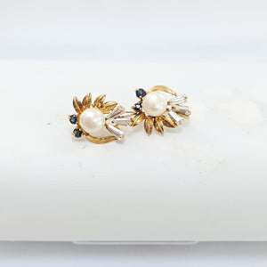 ARETES PAR. ORO. 8 K 3.5 GRMS (SEMINUEVO)