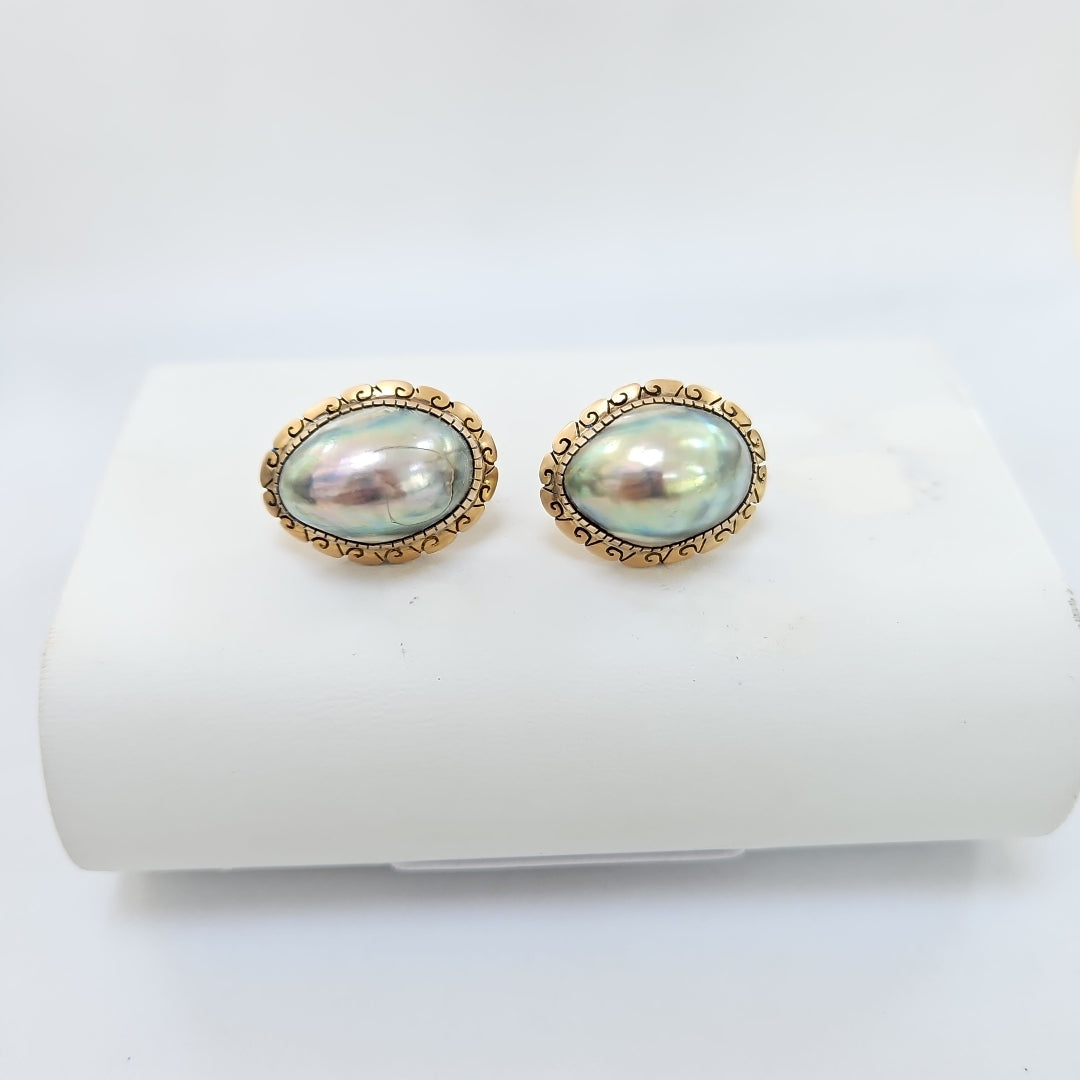 ARETES PAR. ORO. 10 K 7 GRMS (SEMINUEVO)