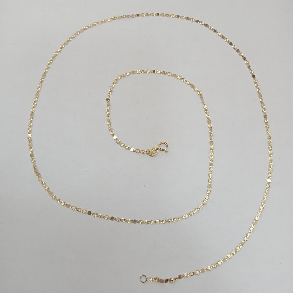 CADENA. ORO. 14 K 1.7 GRMS (SEMINUEVO)