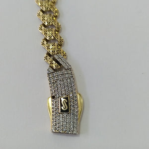 CADENA. ORO. 10 K 19.2 GRMS (SEMINUEVO)