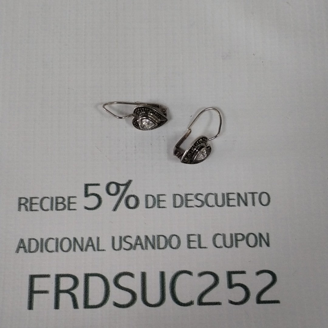 ARETES PAR PLATA 4,20 GRMS (SEMINUEVO)