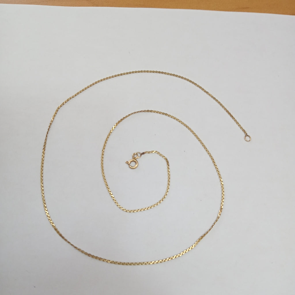 CADENA ORO 14 K 2,20 GRMS (SEMINUEVO)