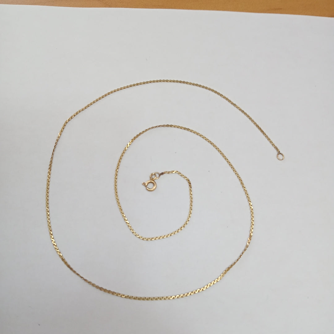 CADENA ORO 14 K 2,20 GRMS (SEMINUEVO)