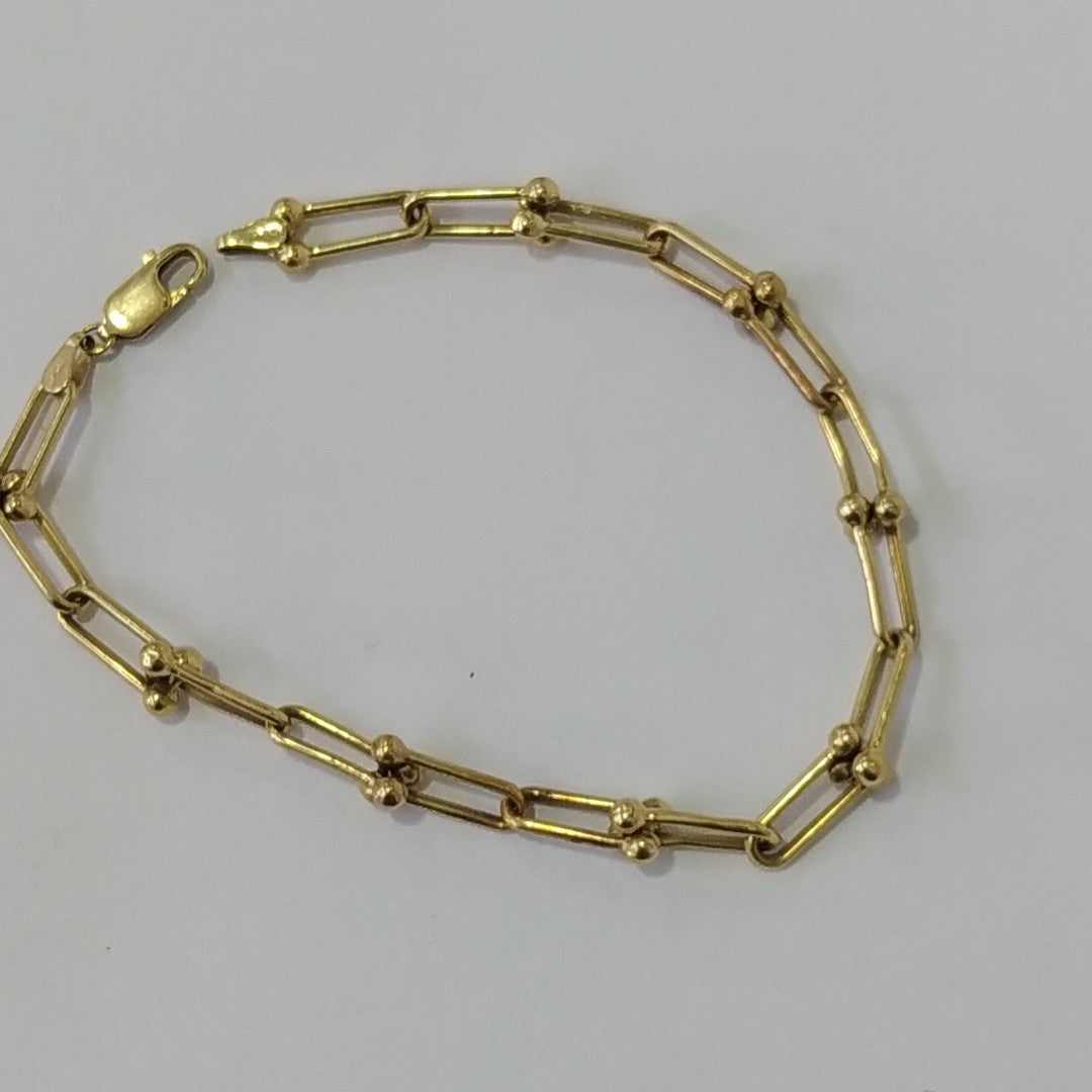 PULSERA. ORO. 14 K 5.8 GRMS (SEMINUEVO)