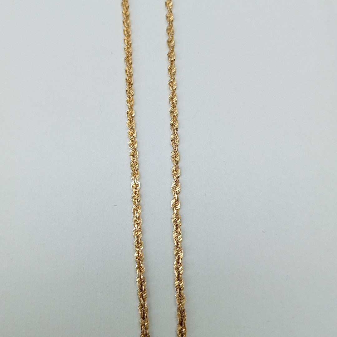 CADENA, DIJE. ORO. 10 K 10.8 GRMS (SEMINUEVO)