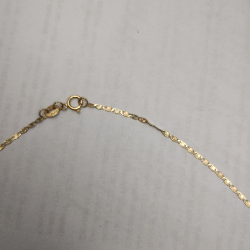 CADENA. ORO COMBINADO. 10 K 1.4 GRMS (SEMINUEVO)