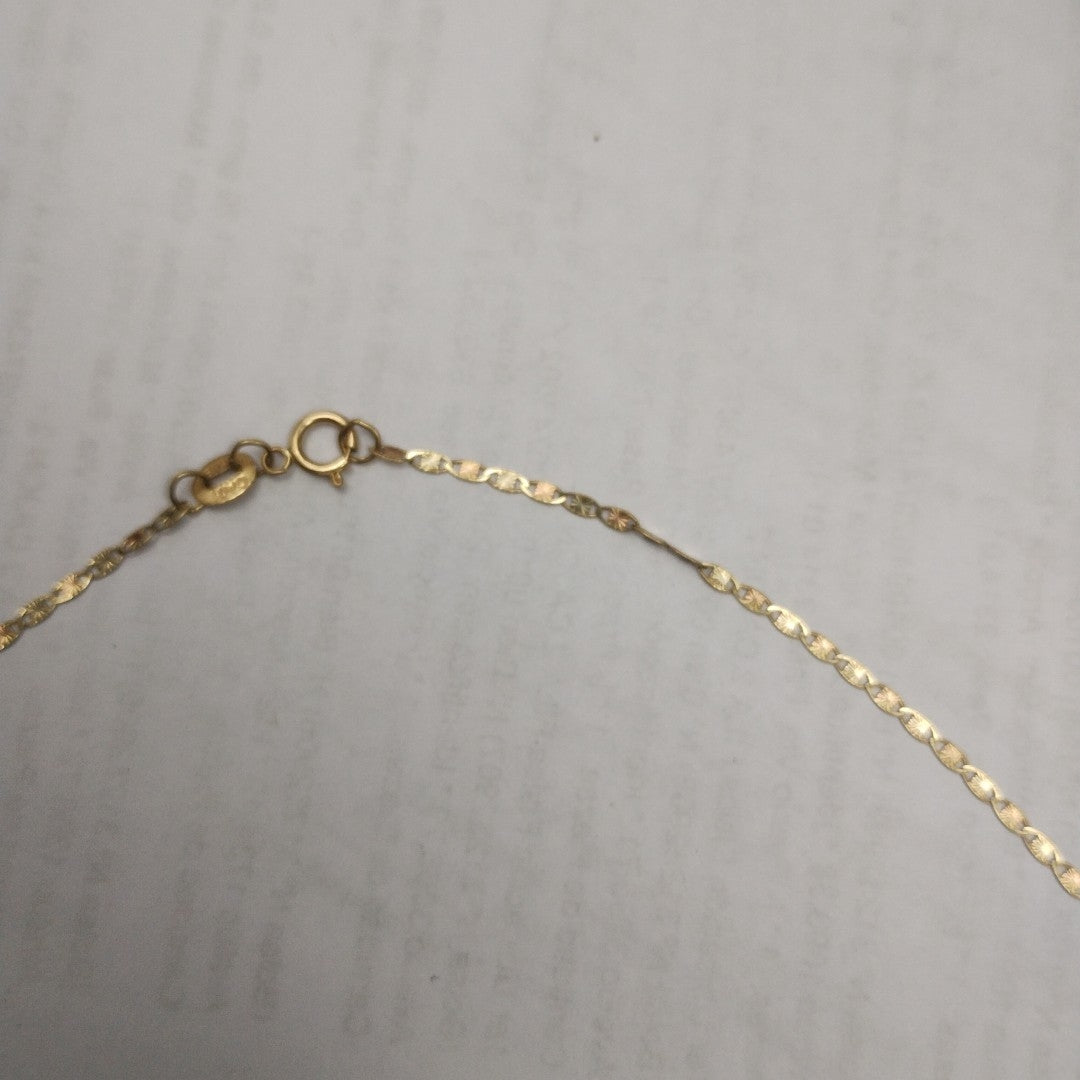 CADENA. ORO COMBINADO. 10 K 1.4 GRMS (SEMINUEVO)