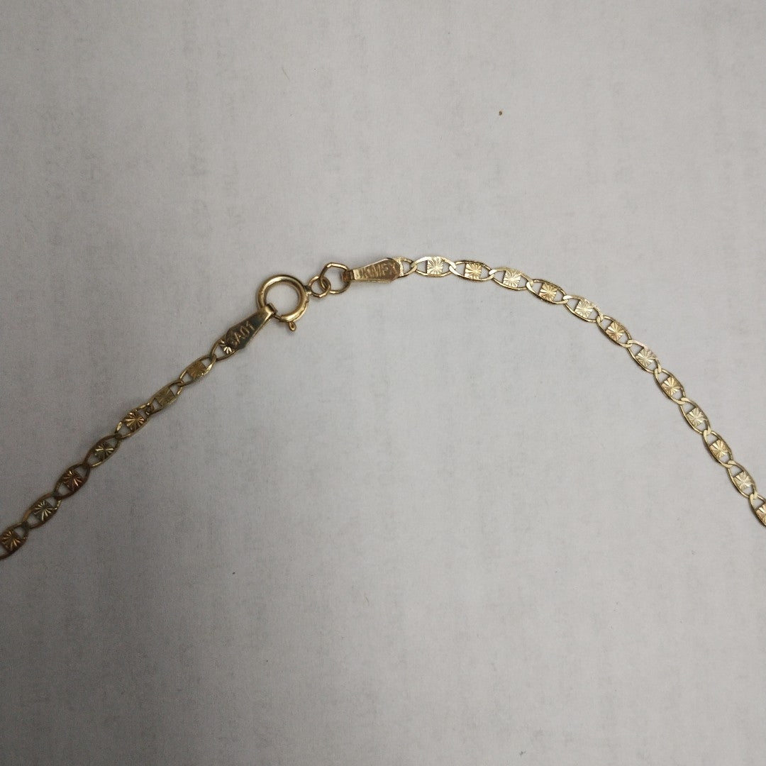 CADENA. ORO COMBINADO. 10 K 2 GRMS (SEMINUEVO)