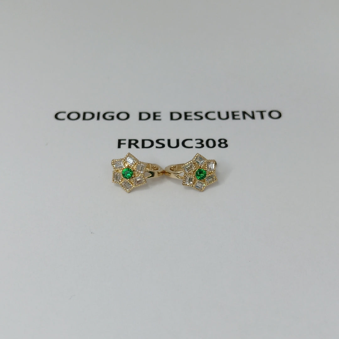BROQUELES ORO 14K 1.3 (NUEVO)
