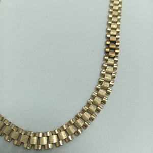 GARGANTILLA. ORO. 14 K 20.4 GRMS (SEMINUEVO)