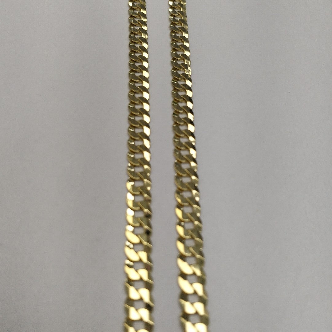 CADENAS BARBADA AMARILLA ORO 14K 24.3 (NUEVO)