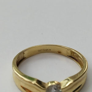 ANILLITO. ORO. 14 K 2.1 GRMS (SEMINUEVO)