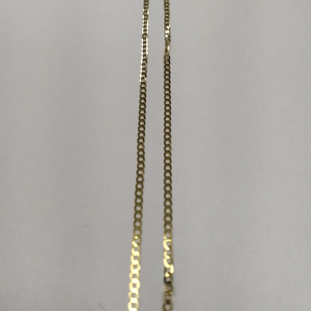 CADENAS BARBADA AMARILLA ORO 14K 3.7 (NUEVO)