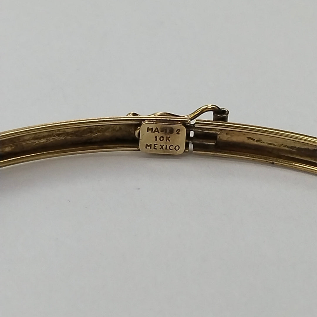 PULSERA RIGIDA. ORO. 10 K 3.8 GRMS (SEMINUEVO)