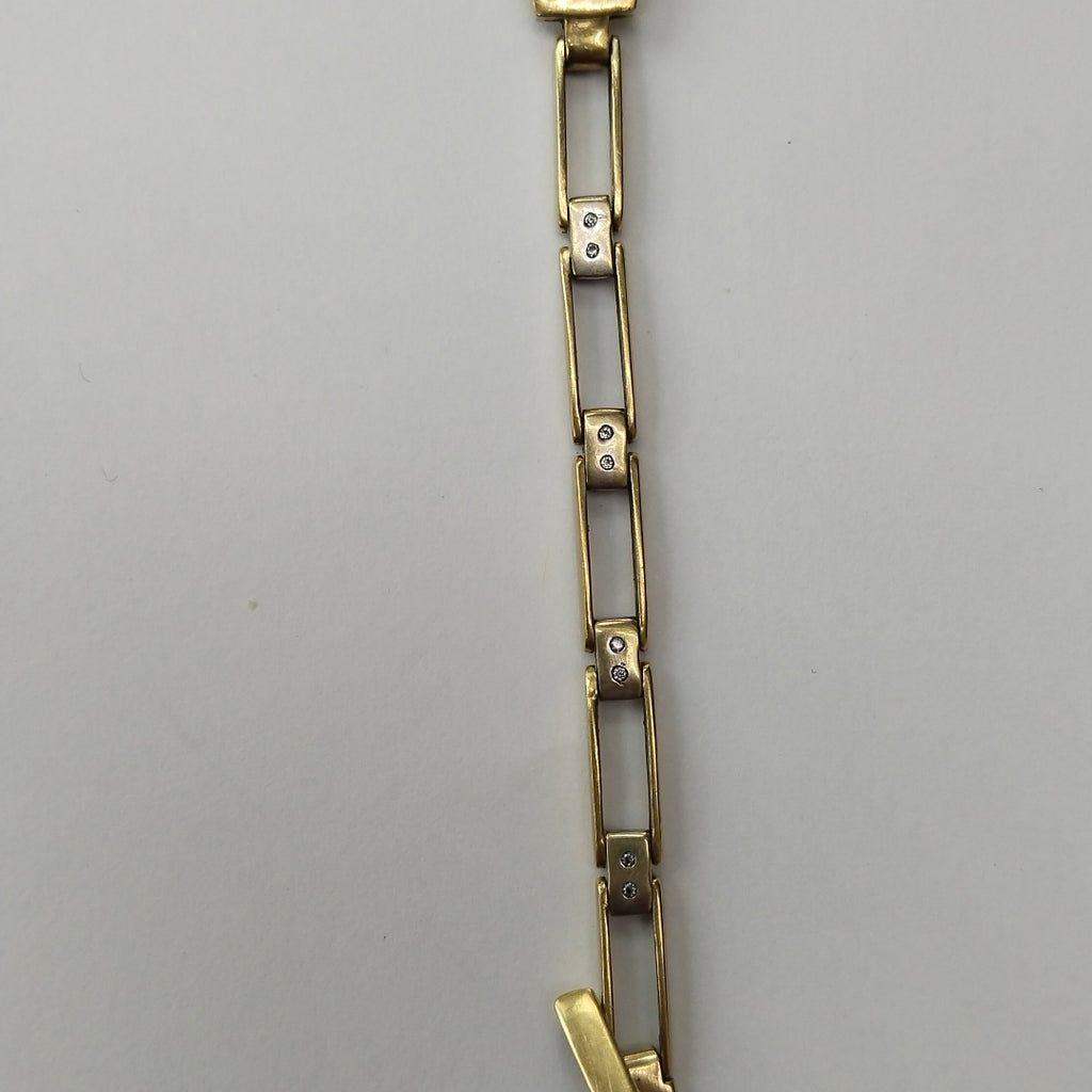 ESCLAVA ORO COMBINADO 10 K 9,30 GRMS (SEMINUEVO)