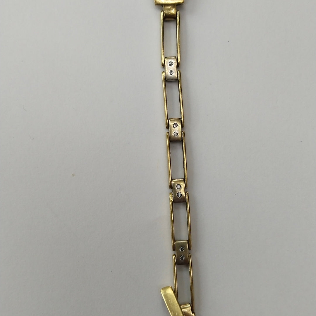 ESCLAVA ORO COMBINADO 10 K 9,30 GRMS (SEMINUEVO)
