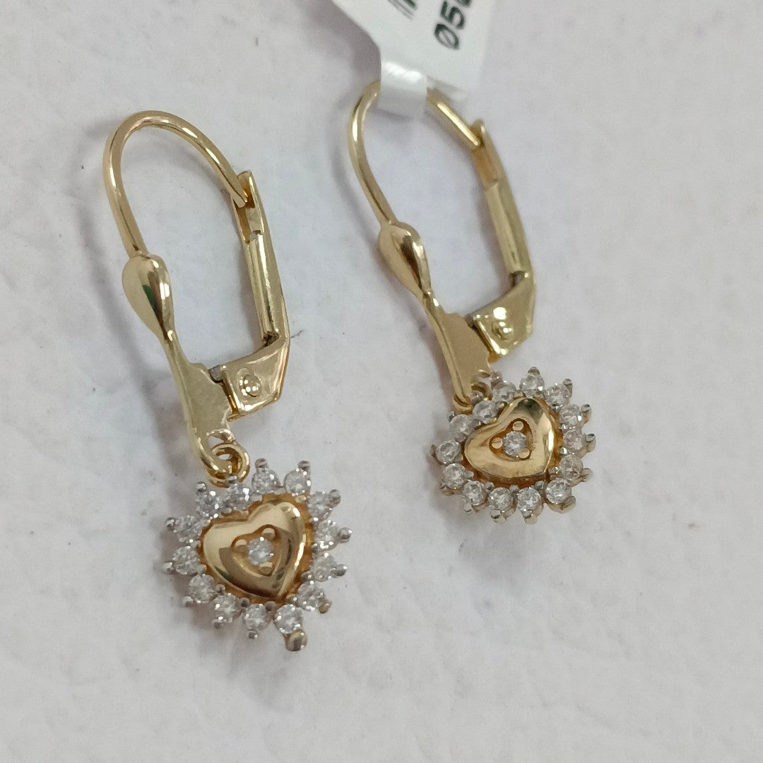 BROQUELES ORO 14K 2.1 (NUEVO)