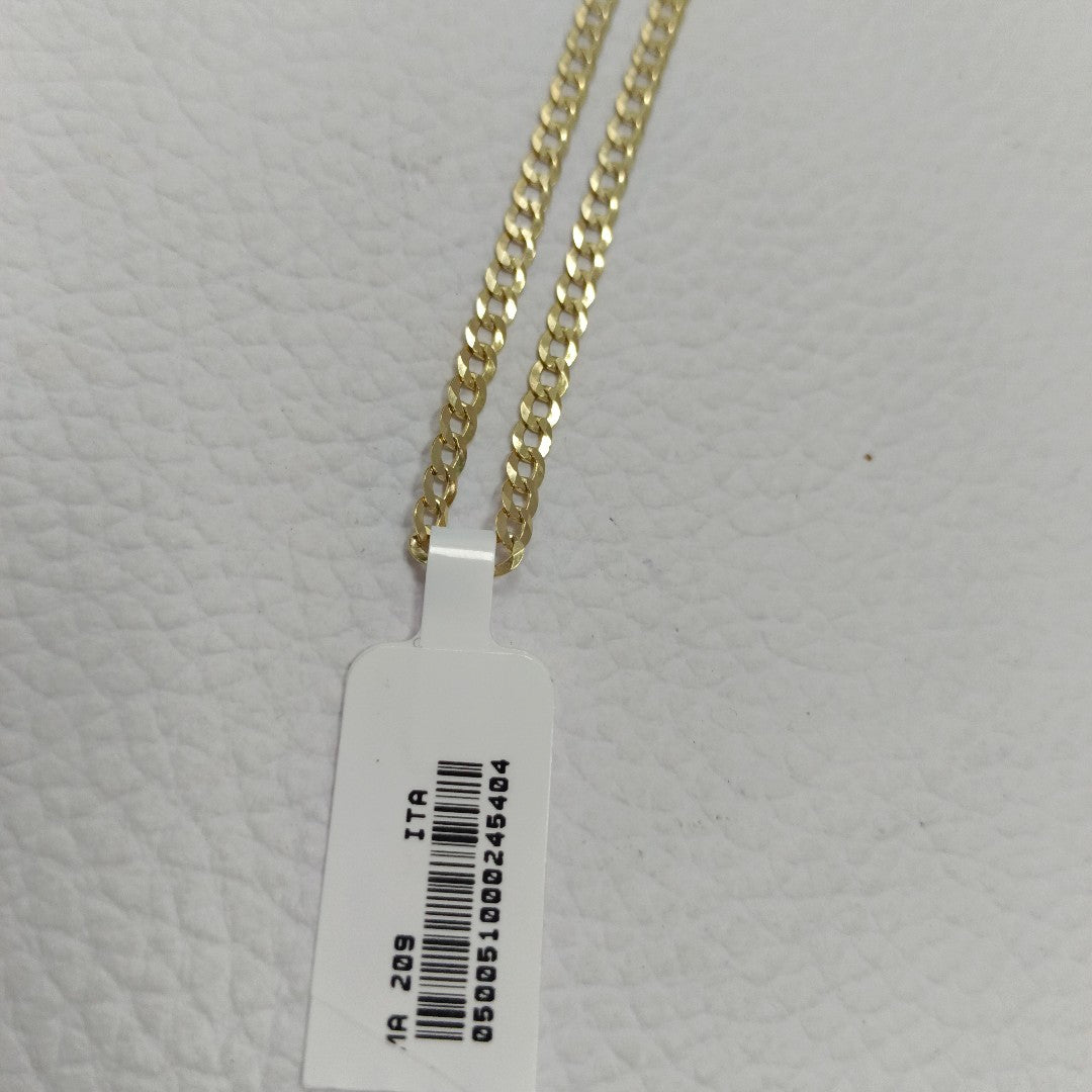 CADENAS BARBADA AMARILLA ORO 10K 5.8 (NUEVO)
