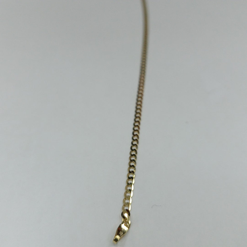 PULSERAS CABALLERO BARBADA AMARILLA ORO 14K 1.6 (NUEVO)