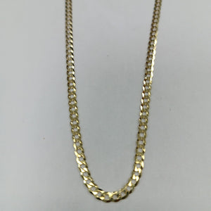 CADENAS BARBADA AMARILLA ORO 10K 5.7 (NUEVO)