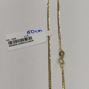 CADENAS BARBADA AMARILLA ORO 14K 1.9 (NUEVO)
