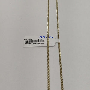 CADENAS BARBADA AMARILLA ORO 14K 1.8 (NUEVO)