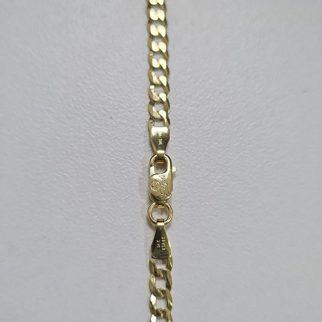 CADENAS BARBADA AMARILLA ORO 14K 6.6 (NUEVO)