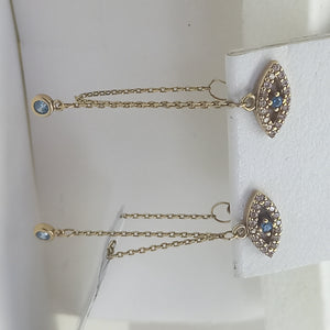 ARETES PAR ORO 10 K 1,50 GRMS (SEMINUEVO)