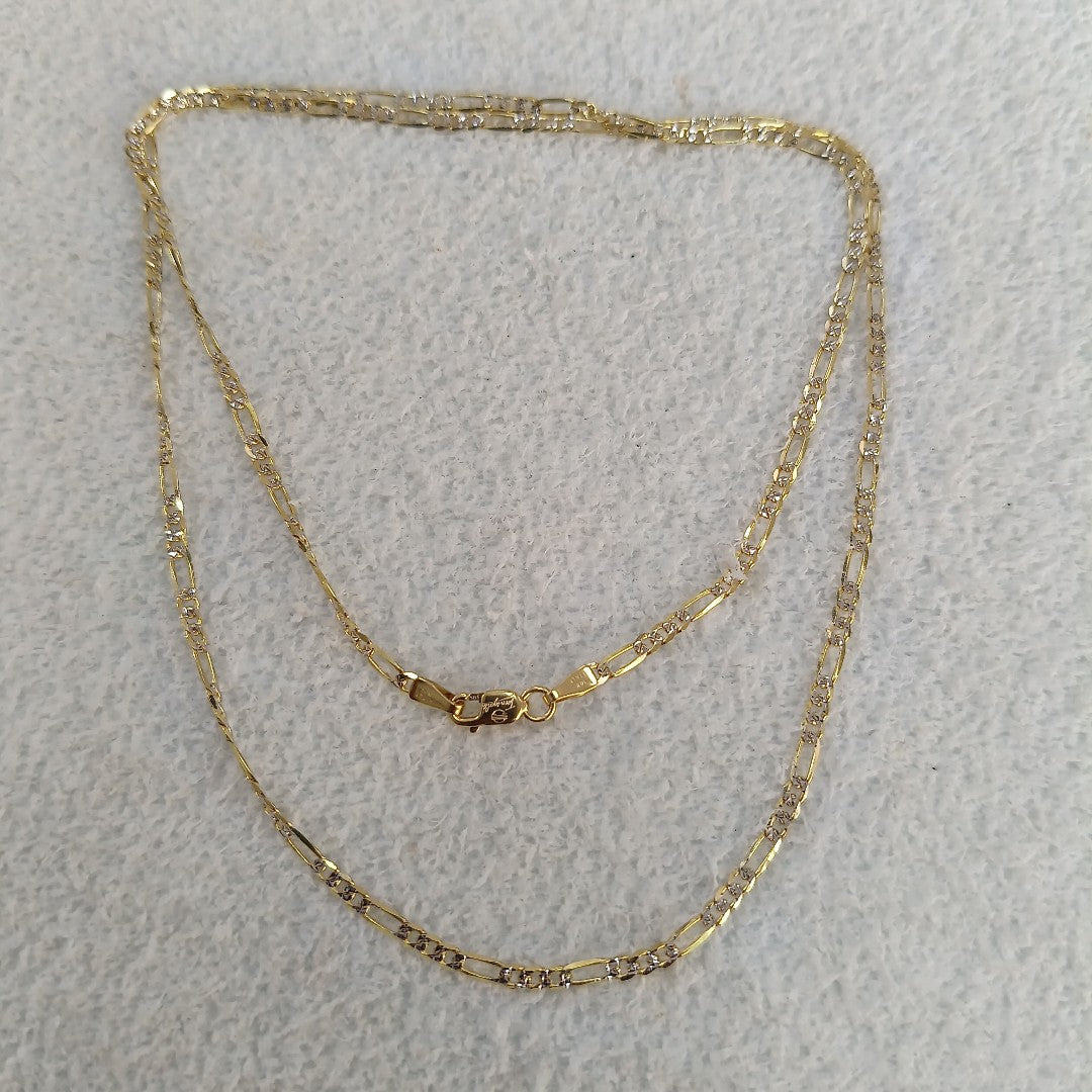 CADENAS CARTIER 3 1 DIAMANTADA ORO 14K 5.1 (NUEVO)