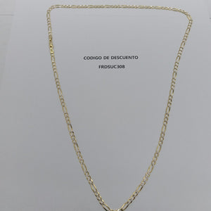 CADENAS CARTIER 3 1 DIAMANTADA ORO 14K 7.8 (NUEVO)