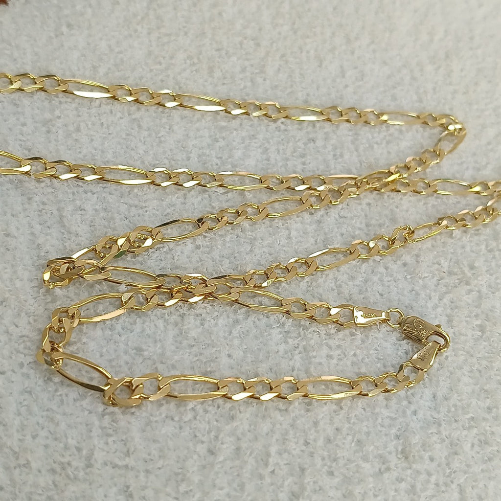 CADENAS CARTIER 3 1 AMARILLA ORO 14K 12.1 (NUEVO)