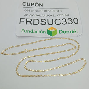 CADENAS CARTIER 3 1 AMARILLA ORO 14K 3.6 (NUEVO)
