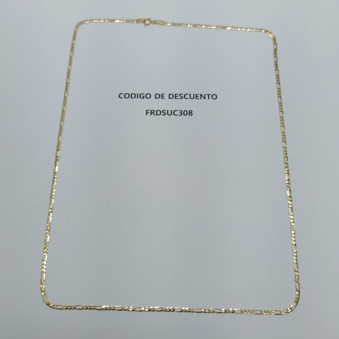 CADENAS CARTIER 3 1 AMARILLA ORO 14K 3.3 (NUEVO)