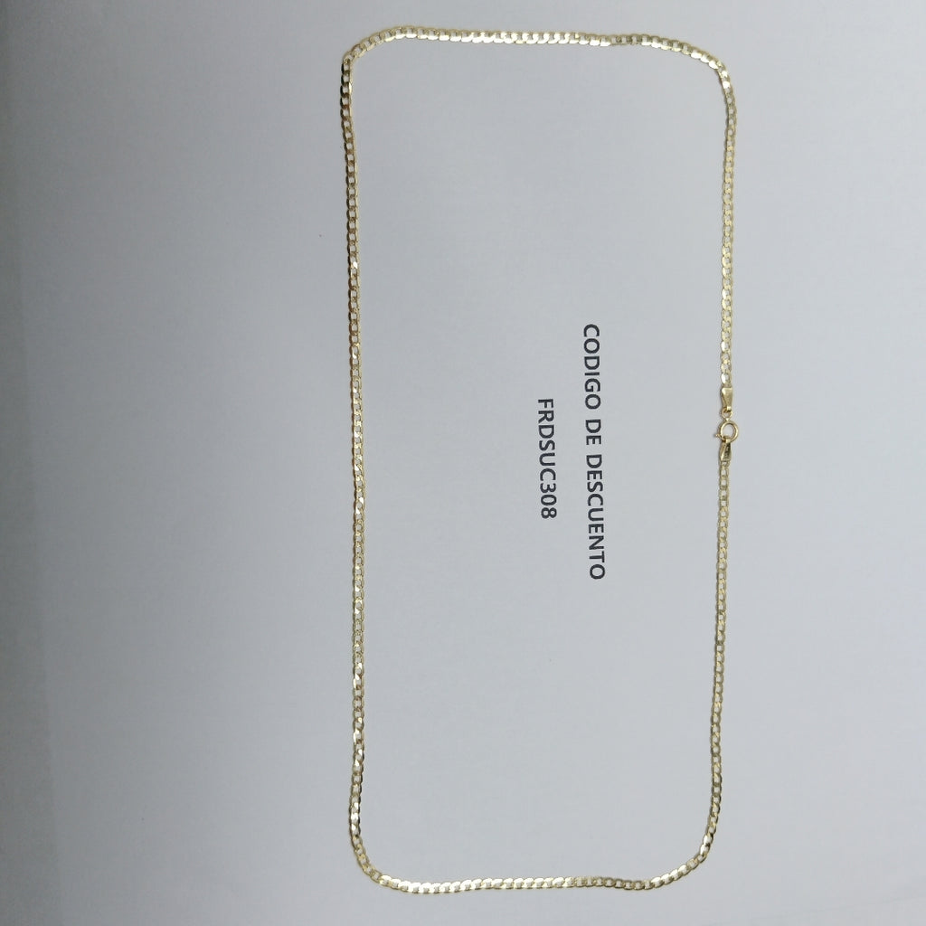 CADENAS BARBADA AMARILLA ORO 14K 3.6 (NUEVO)