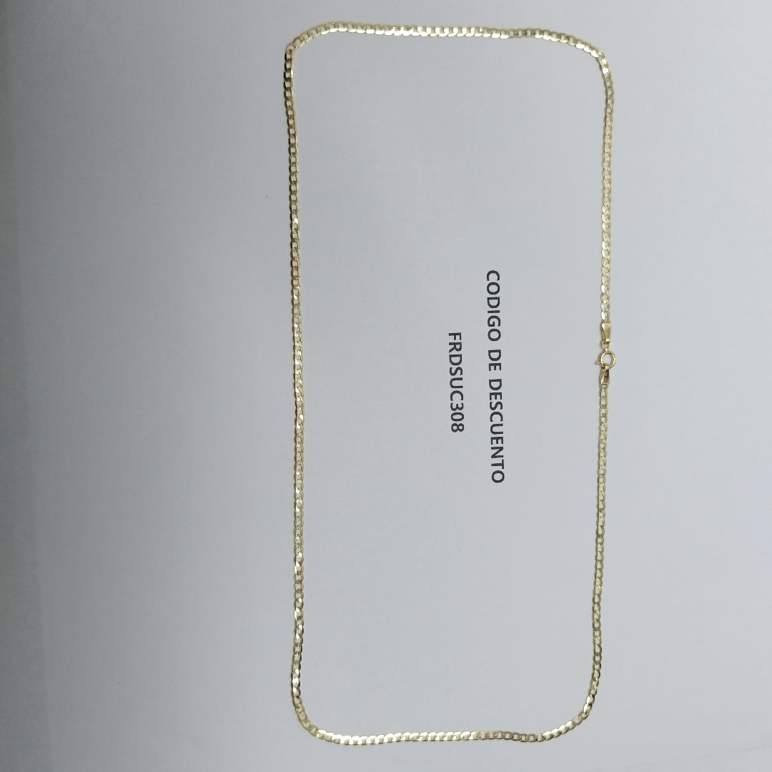 CADENAS BARBADA AMARILLA ORO 14K 3.6 (NUEVO)