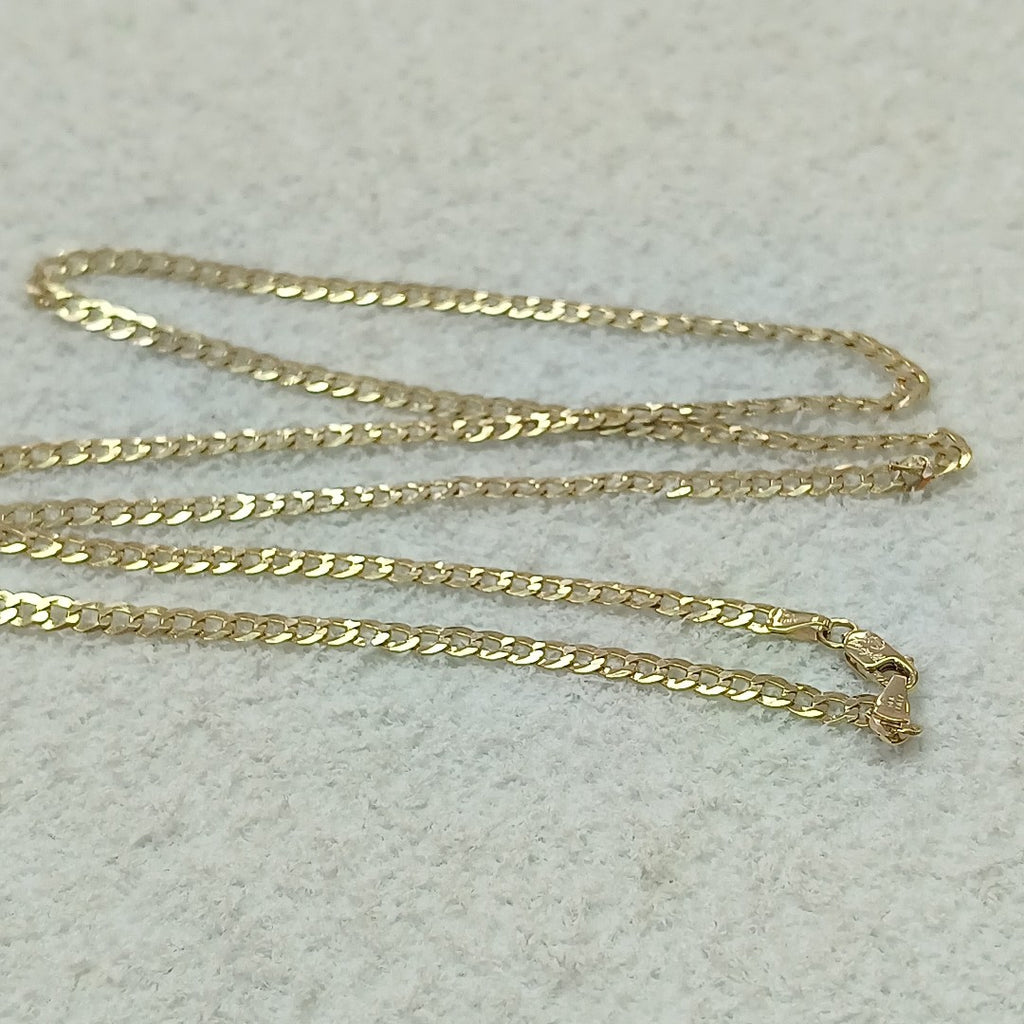 CADENAS BARBADA AMARILLA ORO 14K 8.1 (NUEVO)