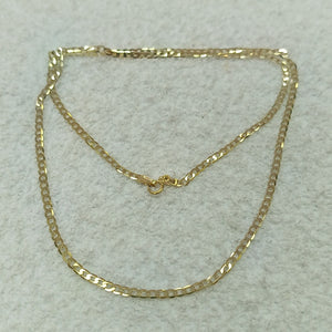 CADENAS BARBADA AMARILLA ORO 14K 3.7 (NUEVO)