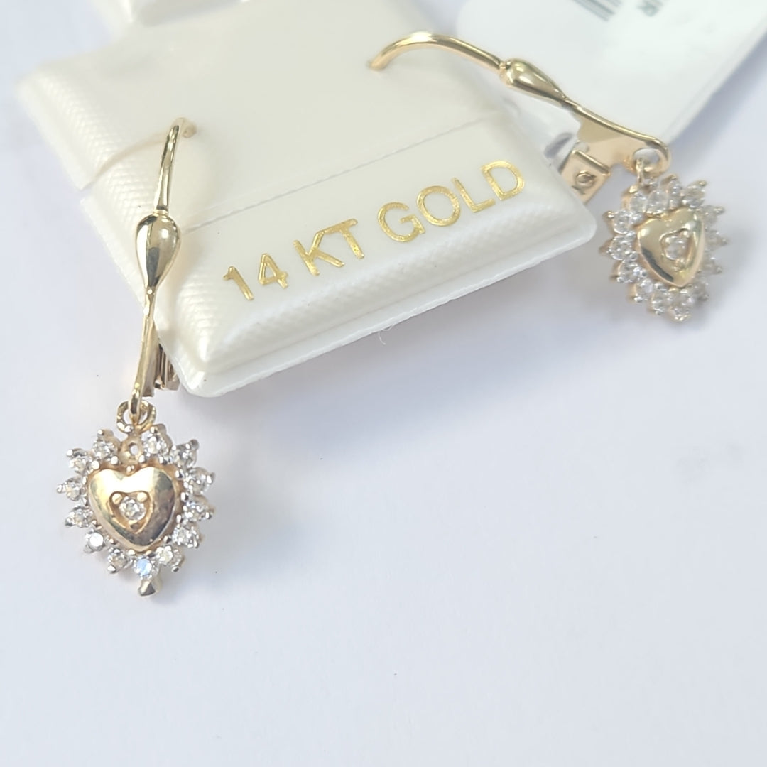 BROQUELES ORO 14K 2.1 (NUEVO)
