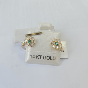 BROQUELES ORO 14K 1.3 (NUEVO)