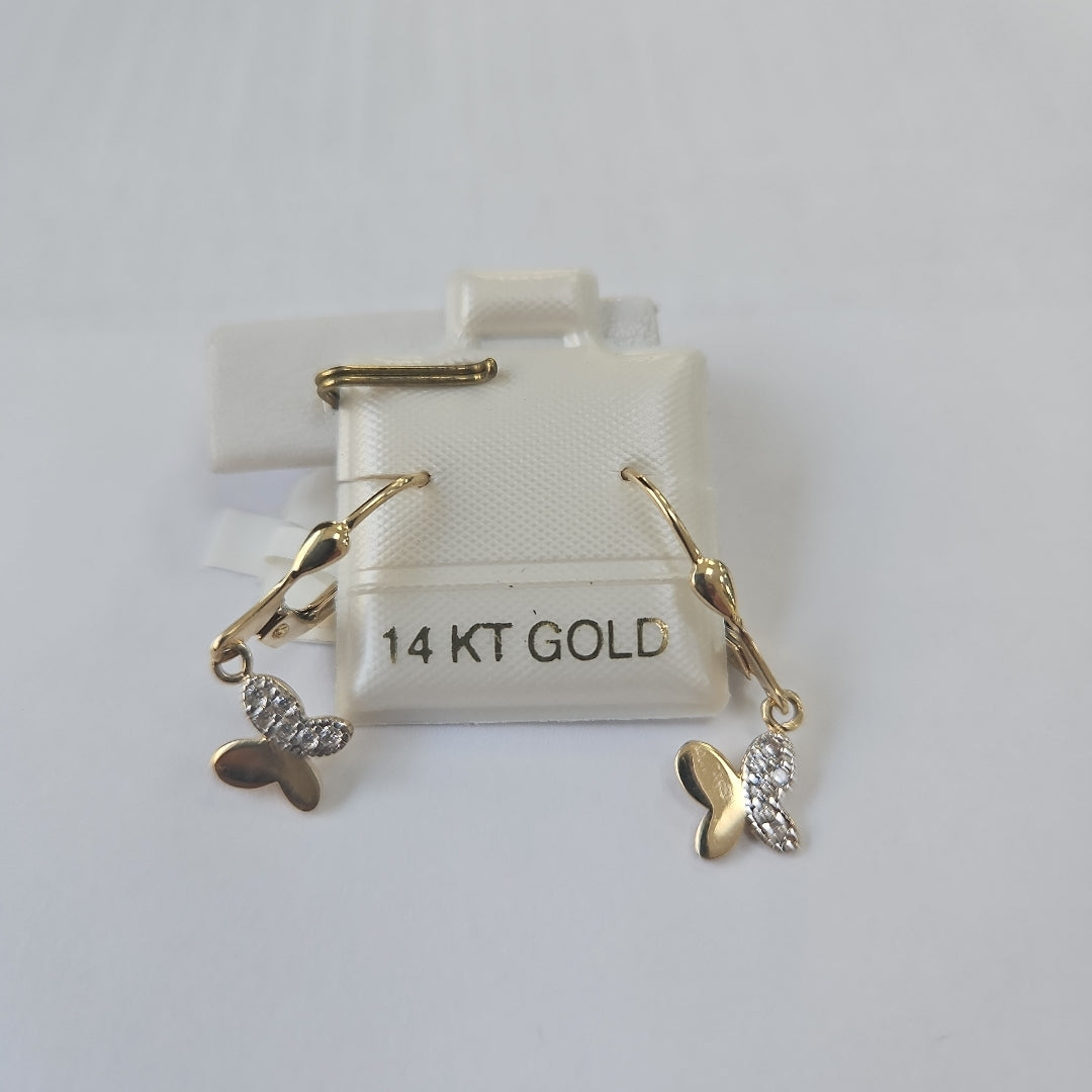 BROQUELES ORO 14K 1.8 (NUEVO)