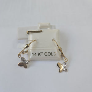 BROQUELES ORO 14K 1.8 (NUEVO)