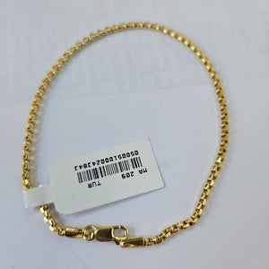 PULSERAS CABALLERO ORO 14K 3 (NUEVO)