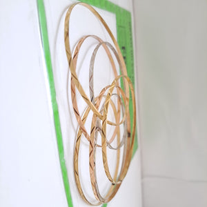 SEMANARIO DE PULSERAS ORO 14 K 27,30 GRMS (SEMINUEVO)