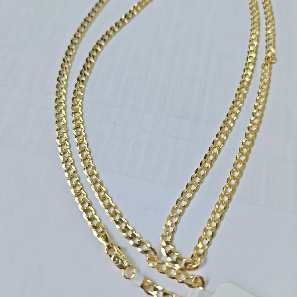 CADENAS BARBADA AMARILLA ORO 14K 8 (NUEVO)
